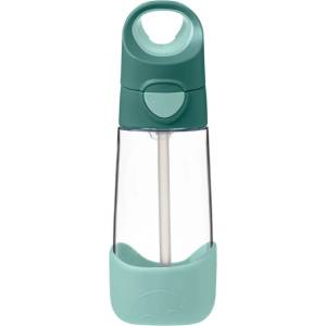 b.box Bottle with Straw шише със сламка Emerald Forest