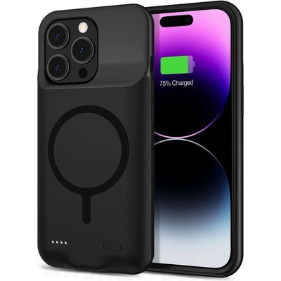 Tech-Protect Power Battery MagSafe Case 7000mAh - кейс с вградена батерия и MagSafe за iPhone 15 Pro (черен)