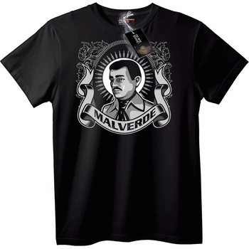 NOONEBRAND Тениска Malverde Светец - M, Black
