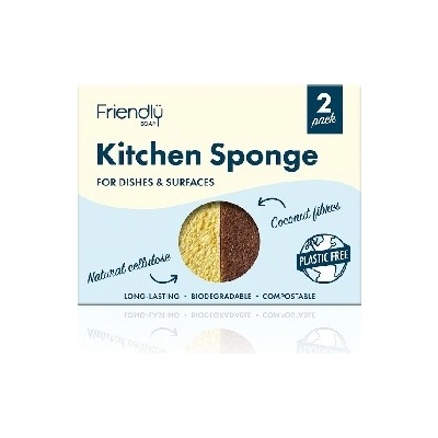 Friendly Soap prírodná umývacia hubka na riad 2 ks
