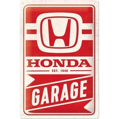 Postershop Plechová cedule: Honda AM - Garage - 30x20 cm