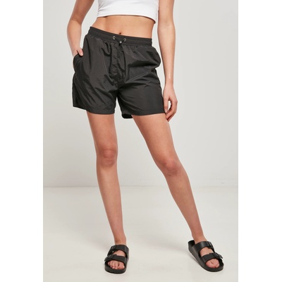 Urban Classics Дамски къси панталони в черен цвят Urban Classics CrinkleUB-TB4348-00007 - Черен, размер XS