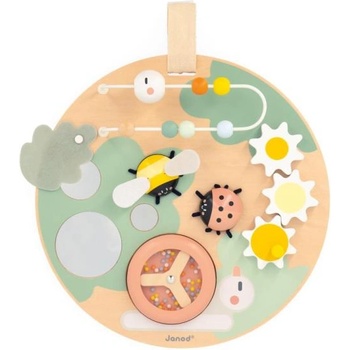 Janod Sweet Cocoon Дървена моторна дъска с активности Градина