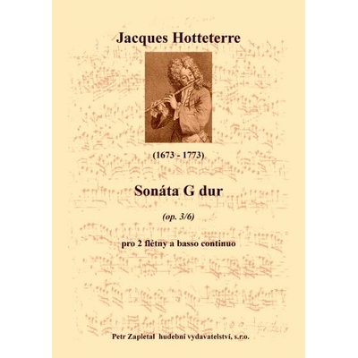 Hotteterre Jacques Sonáta G dur op. 3/6