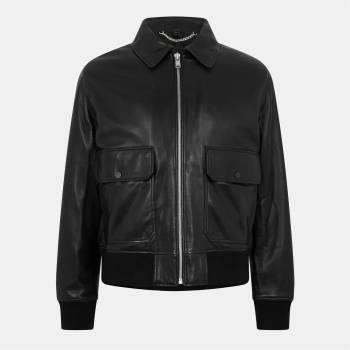BELSTAFF Яке BELSTAFF Men's Pilot Flight-Inspired Leather Jacket - Black