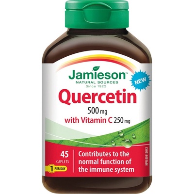 Jamieson kvercetín 500 mg s Vitamínom c 250 mg 45 ks