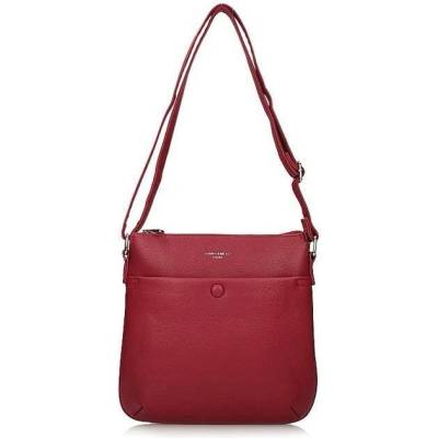David Jones crossbody 6614-1 Dark red červená