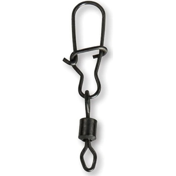 DAM Effzett Karabinka s Obratlíkom D-Lock Snap Swivels veľ.4 29 kg 10 ks