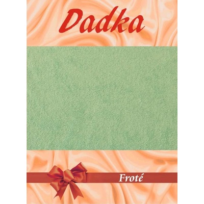 Dadka prostěradlo froté hráškové 70x160