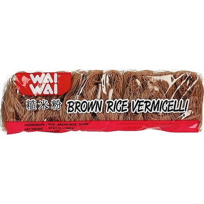 Wai Wai Hnědé rýžové nudle 500 g