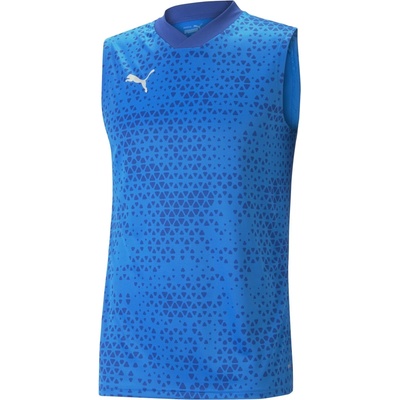 Puma TEAMCUP TRAINING JERSEY SL modrá biela