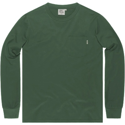 Vintage Industries Тениска с дълъг ръкав Grant pocket, сива (3547.drab)