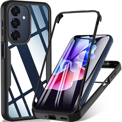 Techsuit Калъф за Samsung Galaxy A16 4G / A16 5G / A17 5G - ColorVerse 360 Series + Screen Protector - Черен