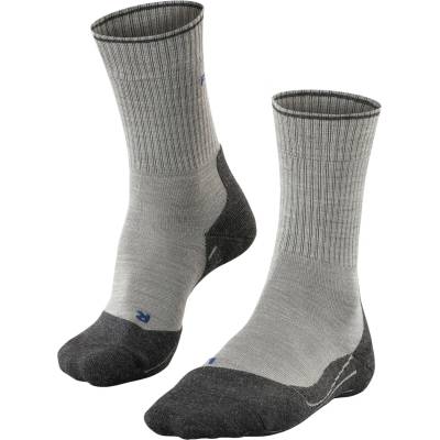 Falke Мъжки туристически чорапи Falke TK2 Wool Silk Walking socks - Light Grey - размер 44-45 (EU) (201-1710-0213)