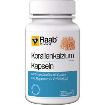 Raab Vitalfood Коралов калций - 80 капсули