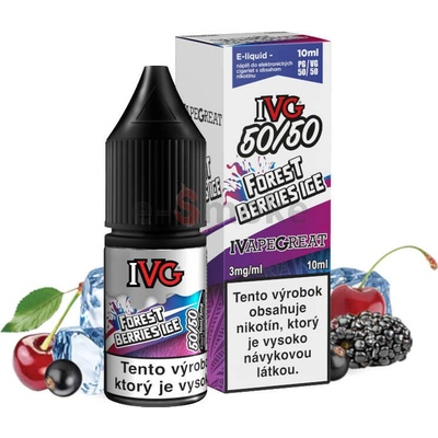IVG 50/50 Forest Berries Ice 10 ml 3 mg
