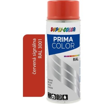 Dupli Color Prima Spray 400 ml červená signálna lesklá