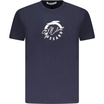 Trussardi Мъжка тениска с къс ръкав trussardi, Размер l, Цвят Синьо (tru25mts01_bl09navy)