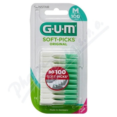 GUM Soft-Picks mezizub.kart.gum. M 100 ks