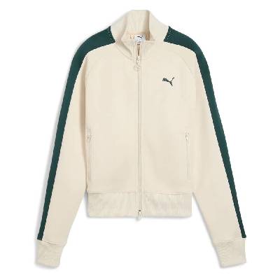 Блуза Puma T7 Always On full zip sweatshirt - Beige (Alpine Snow)