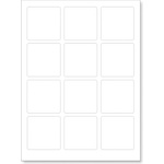 CDRmarket Самозалепващи етикети 60 x 60 мм, 12 етикета, A4, 100 листа (R0ECO.6060)