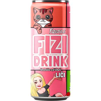 Fizi Drink limonáda s příchutí Liči 250 ml