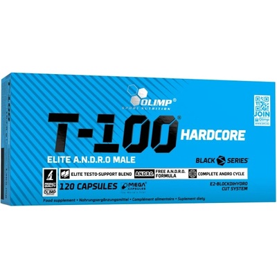Olimp Sport Nutrition T-100 Hardcore Elite A. N. D. R. O. Male [120 капсули]