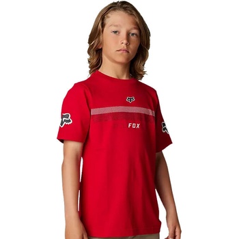 Fox Yth Efekt Ss Tee Flame Red