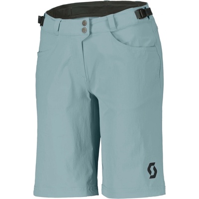 Scott Shorts W's Trail Flow w/pad morningblue