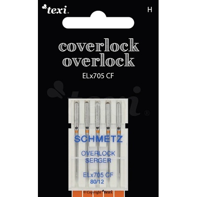 Ihly pre overlocky/coverlocky TEXI OVERLOCK/COVERLOCK ELX705 CF 5x80