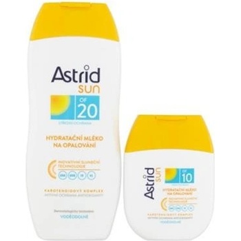 Astrid Sun hydratační mléko na opalování SPF20 200 ml + SPF10 100 ml dárková sada