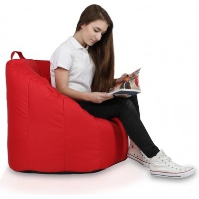Ecopuf Simone polyester NC12 Červená