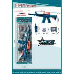 Armtoys ДЕТСКИ ПОЛИЦЕЙСКИ КОМПЛЕКТ С АВТОМАТ НА КАРТОН