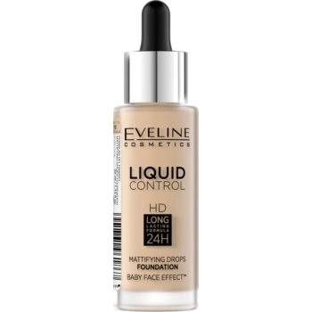 Eveline Cosmetics Liquid Control Tekutý make-up s pipetou 015 Light Vanilla 32 ml