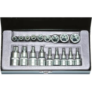 FORCE Tools Комплект вложки и накрайници Force Tools 4192/ 18 бр (JN99025)
