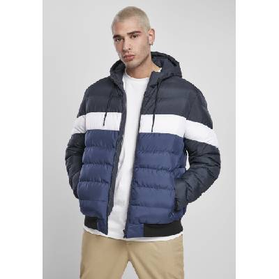 Urban Classics Мъжко яке в тъмносиньо от Urban Classics Colorblock Bubble MODEL774 SALE - , размер 4XL