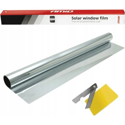 Amio Chromovaná protisluneční autofolie na okna (75 x 300 cm) -