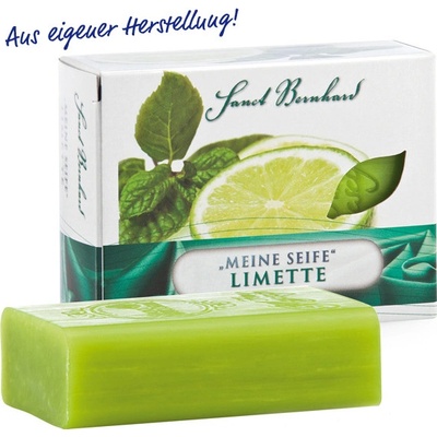 Sanct Bernard Handmade bylinkové tuhé mydlo s limetkovým a jojobovým olejom 100 g