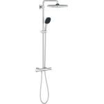 GROHE Vitalio Comfort - Душ система с термостат, диаметър 25 cm, хром 26697001 (26697001)
