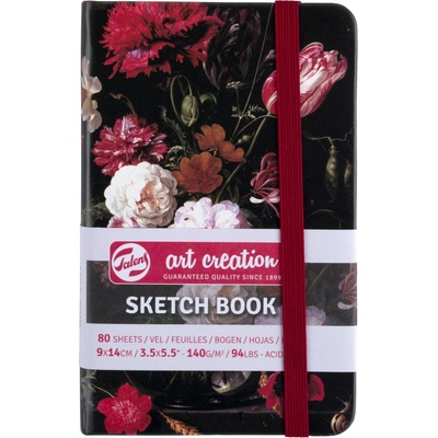 Talens Art Creation Sketchbook v pevnej väzbe Flowers 9 x 14