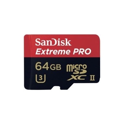 SanDisk microSDXC Extreme Pro 64GB UHS-II + USB čítačka SDSQXPJ-064G-GN6M3