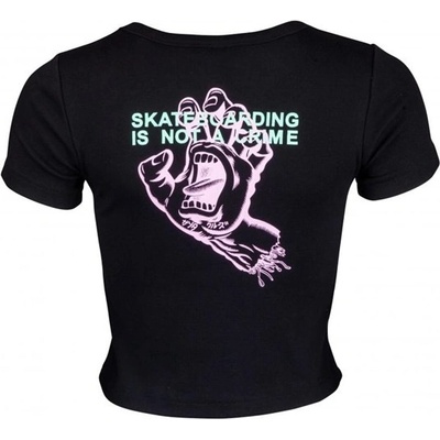 SANTA CRUZ Crime Hand T-shirt Black