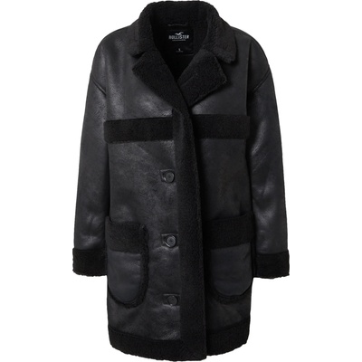 Hollister Зимно палто черно, размер s