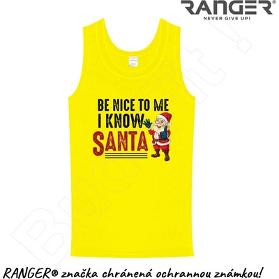 Ranger tielko motív Santa 2 žltá