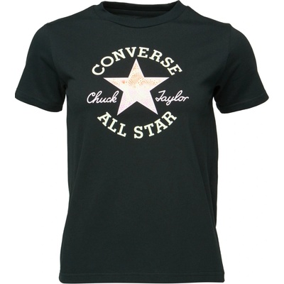 Converse Dámske tričko CHUCK PATCH INFILL čierna biela