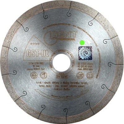 Kotouč řezný diamant GENT GST-UL 230mm plný (šedý)