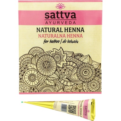 Sattva henna na tělo hnědá 30 g – Zboží Dáma