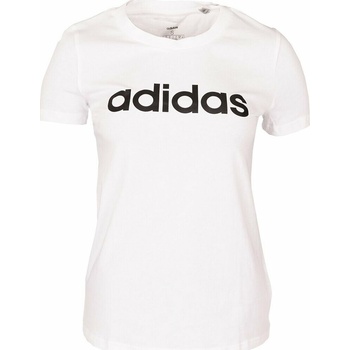 adidas tričko Performance W E LIN SLIM T Biela Čierna
