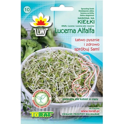 Semená na klíčky Lucerna Alfalfa 20g Toraf