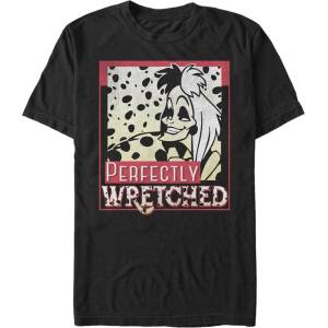 ZOOT. Fan Черна мъжка тениска на Disney Wretched Cruella Classics ZOOT. Fan | Cheren | МЪЖЕ | L